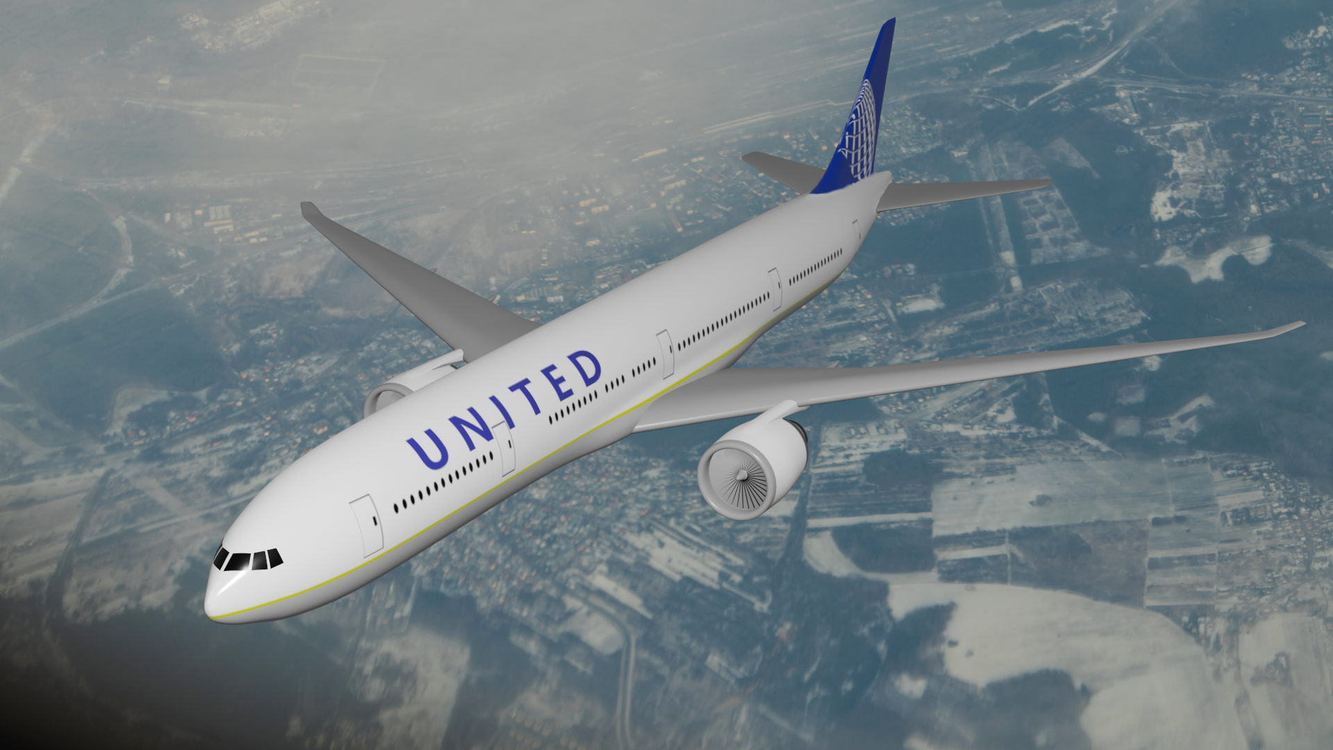 United Airlines Boeing 777 preview image 1